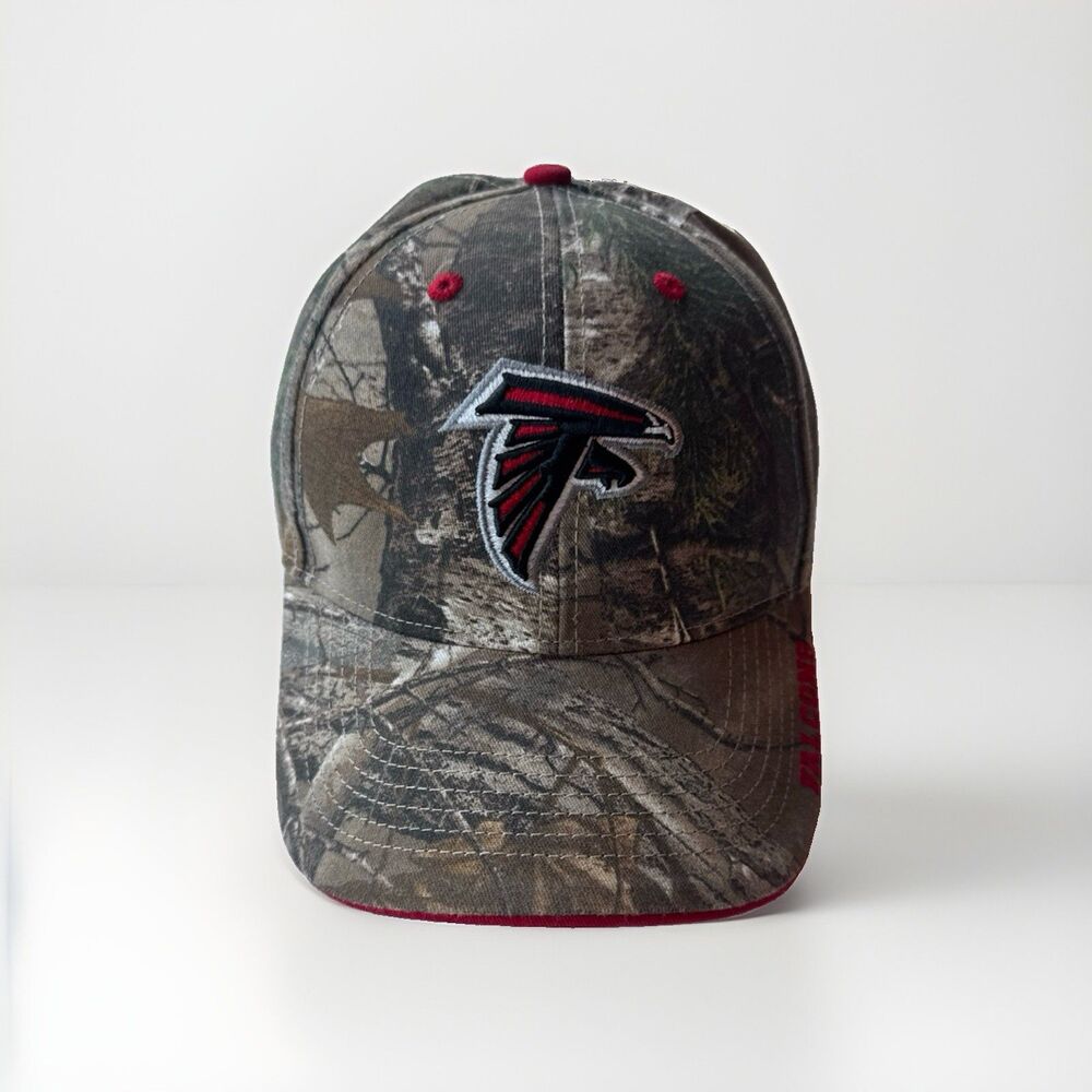 47' Brand Atlanta Falcons Hat Real Tree Camo Frost MVP Adjustable NFL Football
